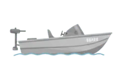 Bass boat illustration