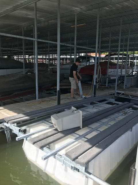 Econo Lift installation at Lake of the Ozarks