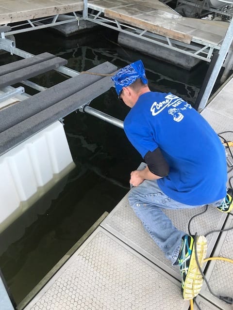 Econo Lift installation at Lake of the Ozarks