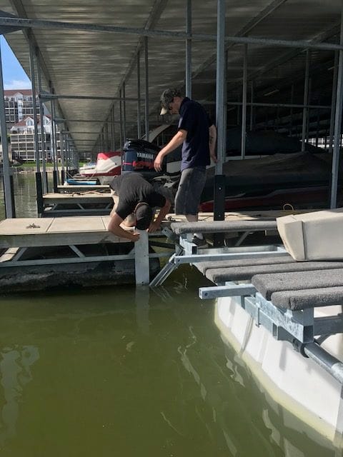 Econo Lift installation at Lake of the Ozarks