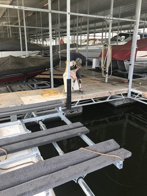 Econo Lift installation at Lake of the Ozarks