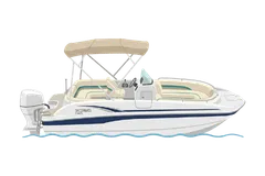 Deck boat illustration