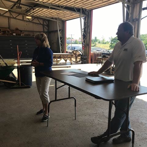 Econo Lift team safety meeting