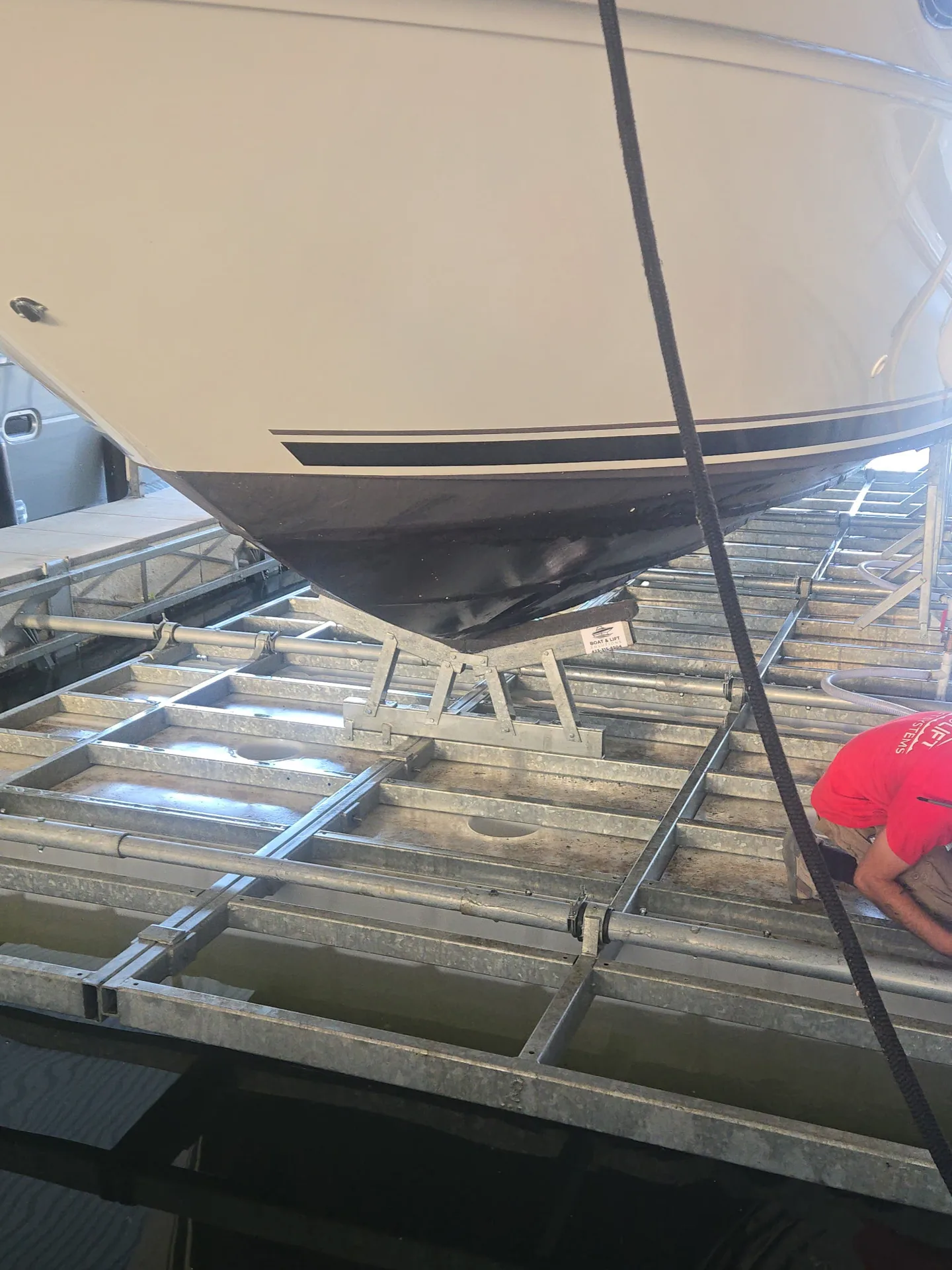 26,000 lb Econo Lift special-order boat lift