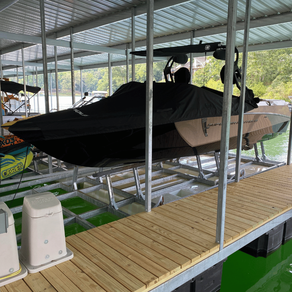 Econo Lift Current 8,000 lb front mount boat lift