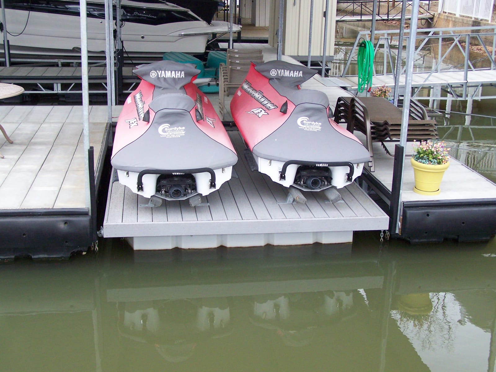 Econo Lift Double Charge 4,500 lb double personal watercraft lift