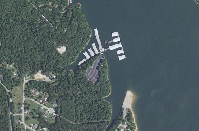 Overhead view of Horseshoe Bend Marina (USGS imagery)