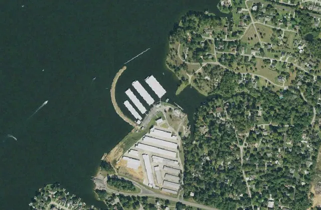 Overhead view of The Palms Marina (USGS imagery)