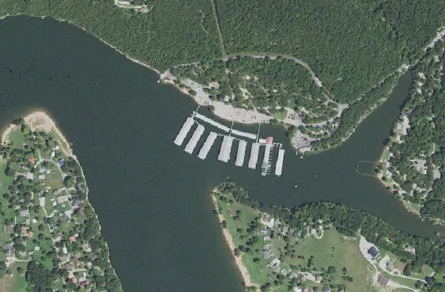 Overhead view of Cape Fair Marina (USGS imagery)