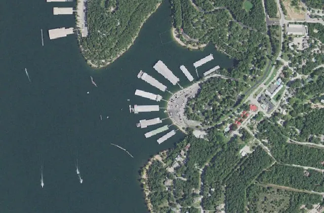 Overhead view of Indian Point Marina (USGS imagery)