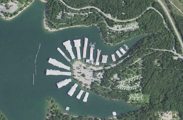 Overhead view of State Park Marina (USGS imagery)