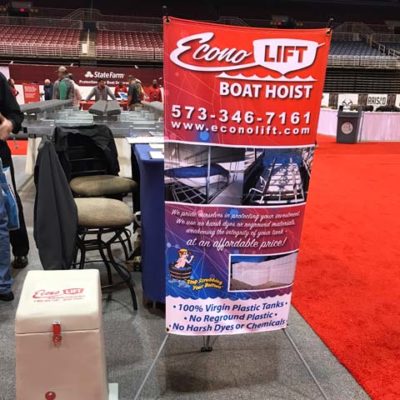 boat show STL 2018 econo lift 2