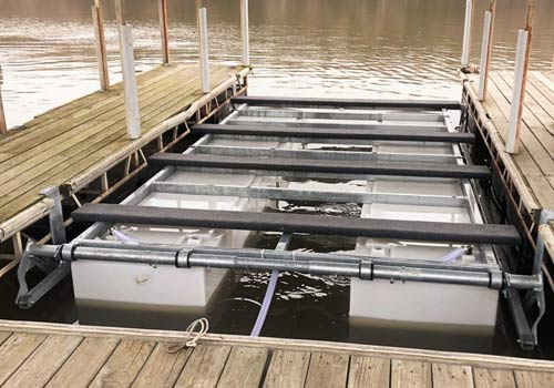 shallow water boat lift 4500 HDBSW hp
