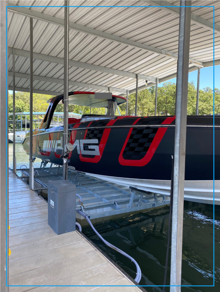 20,000 lb Capacity Boat Lifts in Camdenton, MO Side Mounts